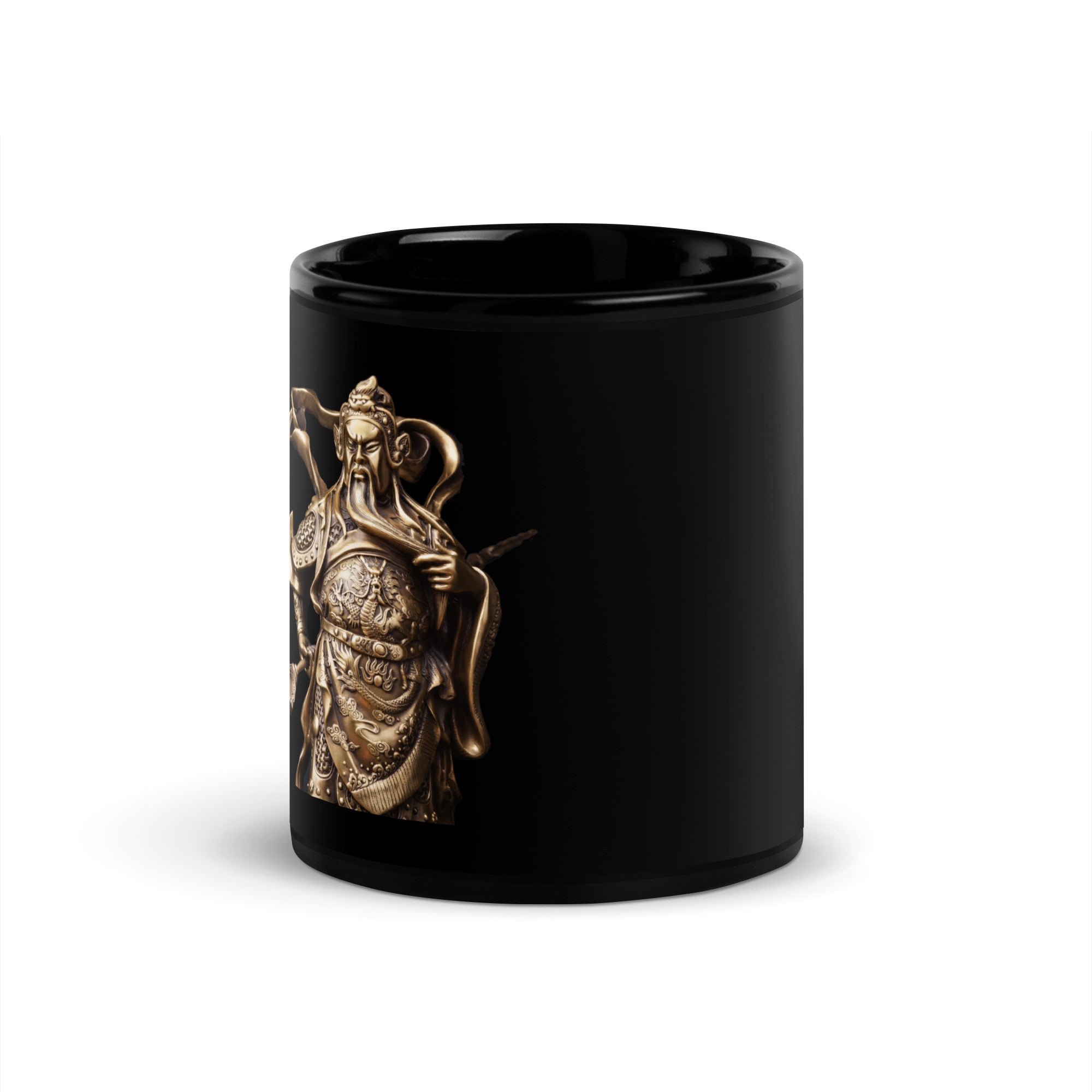 SUN TZU: THE ART OF WAR - “Thus It May Be Known That The Leader Of Armies Is The Arbiter Of The People’s Fate, The Man On Whom It Depends Whether The Nation Shall Be In Peace Or In Peril.” Black Glossy Mug