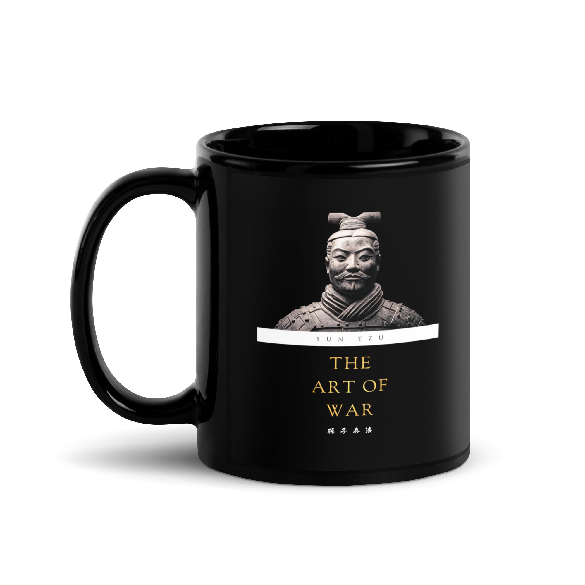 Sun Tzu The Art of War - Glossy Mug (Black)