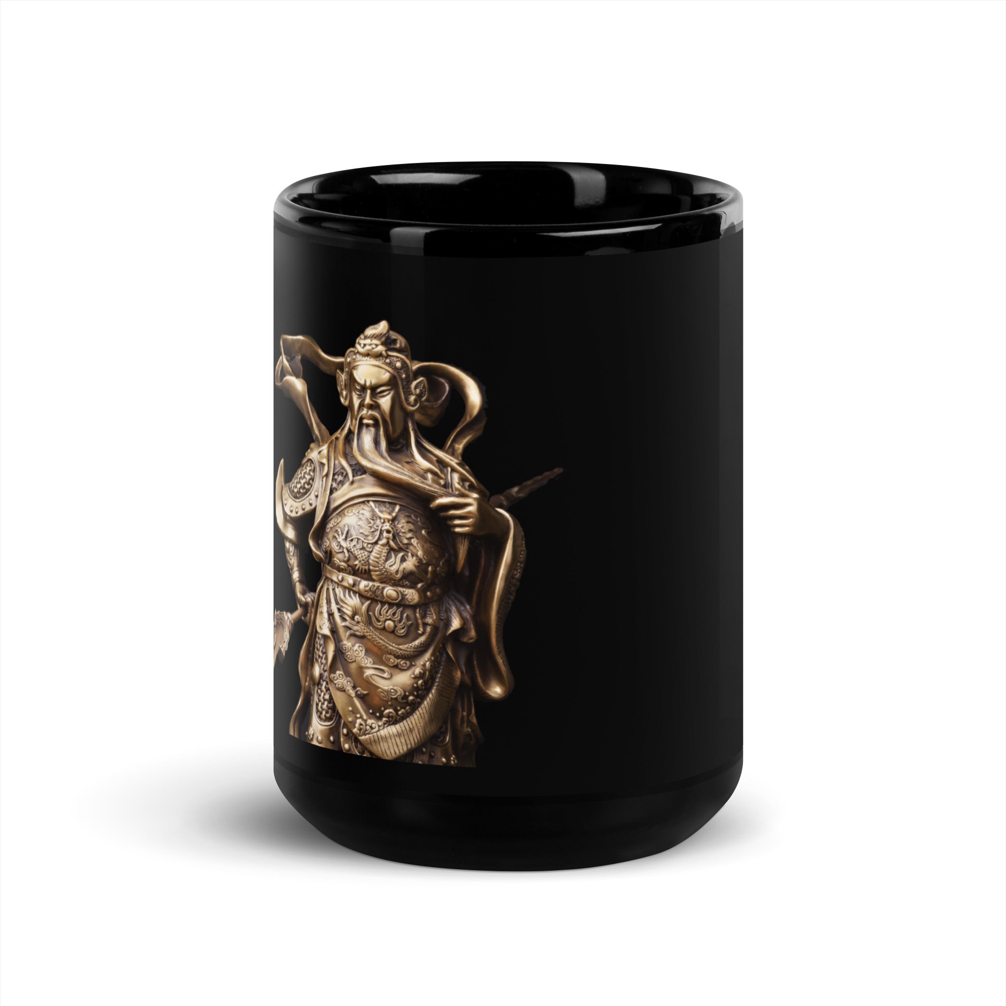 SUN TZU: THE ART OF WAR - “Thus It May Be Known That The Leader Of Armies Is The Arbiter Of The People’s Fate, The Man On Whom It Depends Whether The Nation Shall Be In Peace Or In Peril.” Black Glossy Mug
