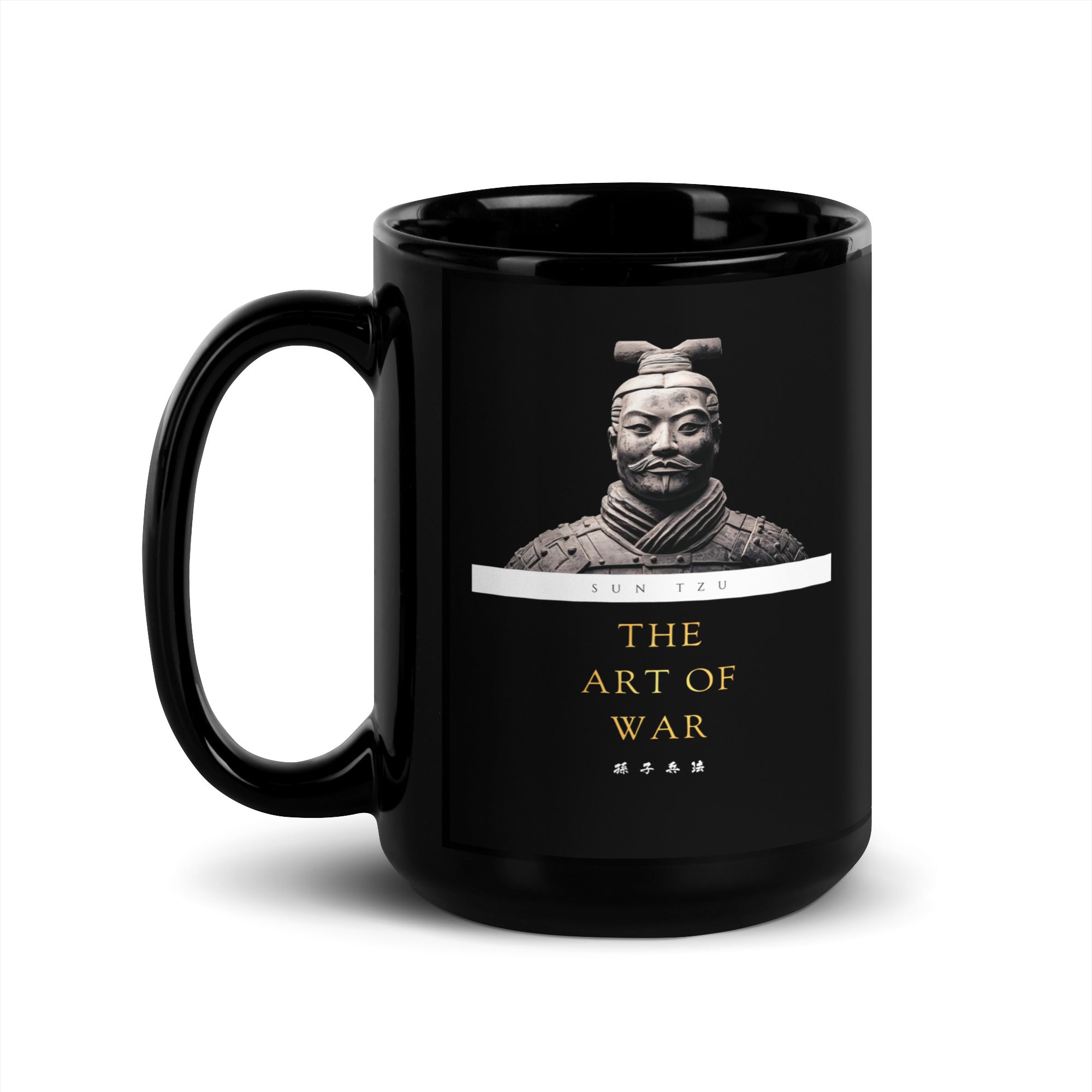 Sun Tzu The Art of War - Glossy Mug (Black)