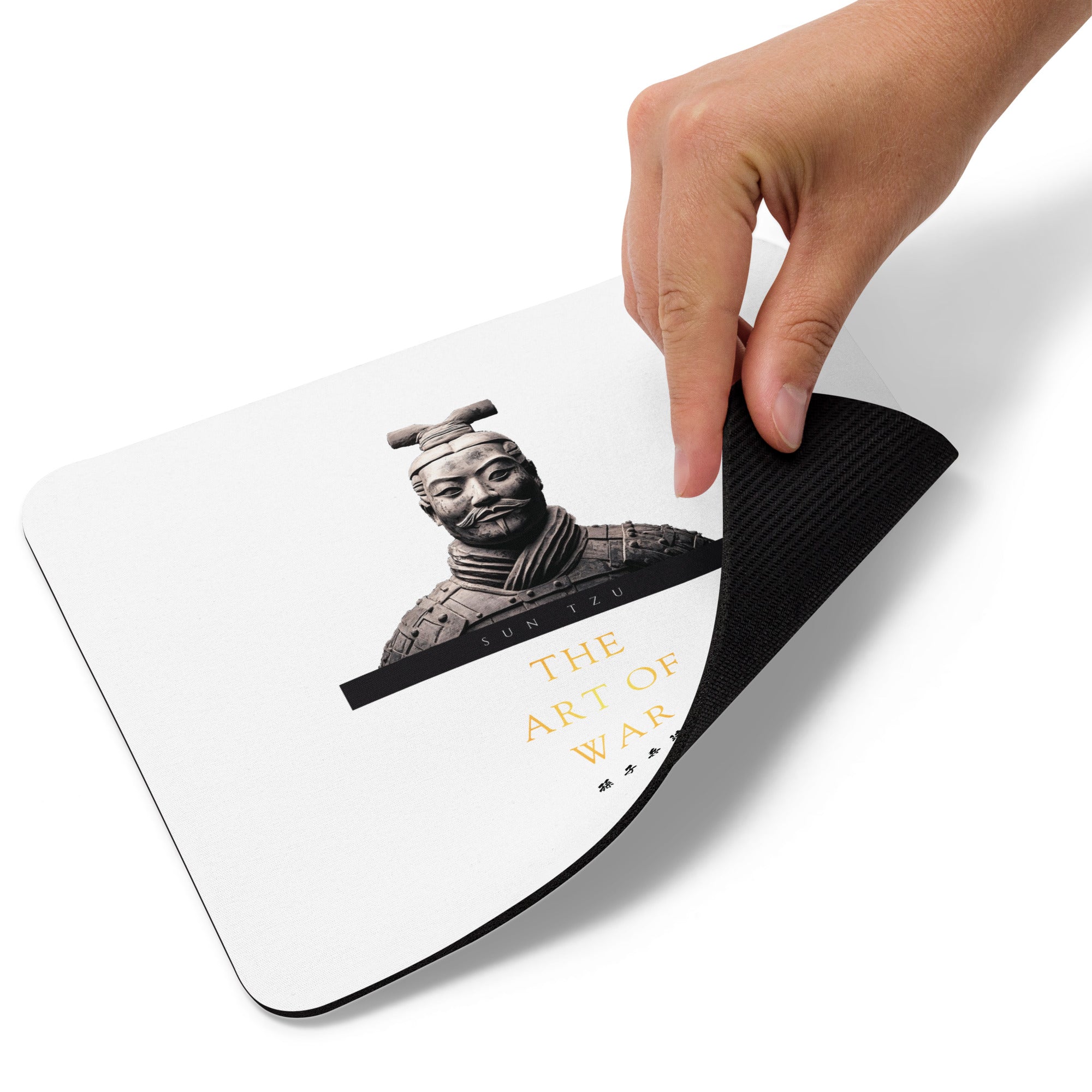 Sun Tzu The Art of War - Mouse Pad (White)