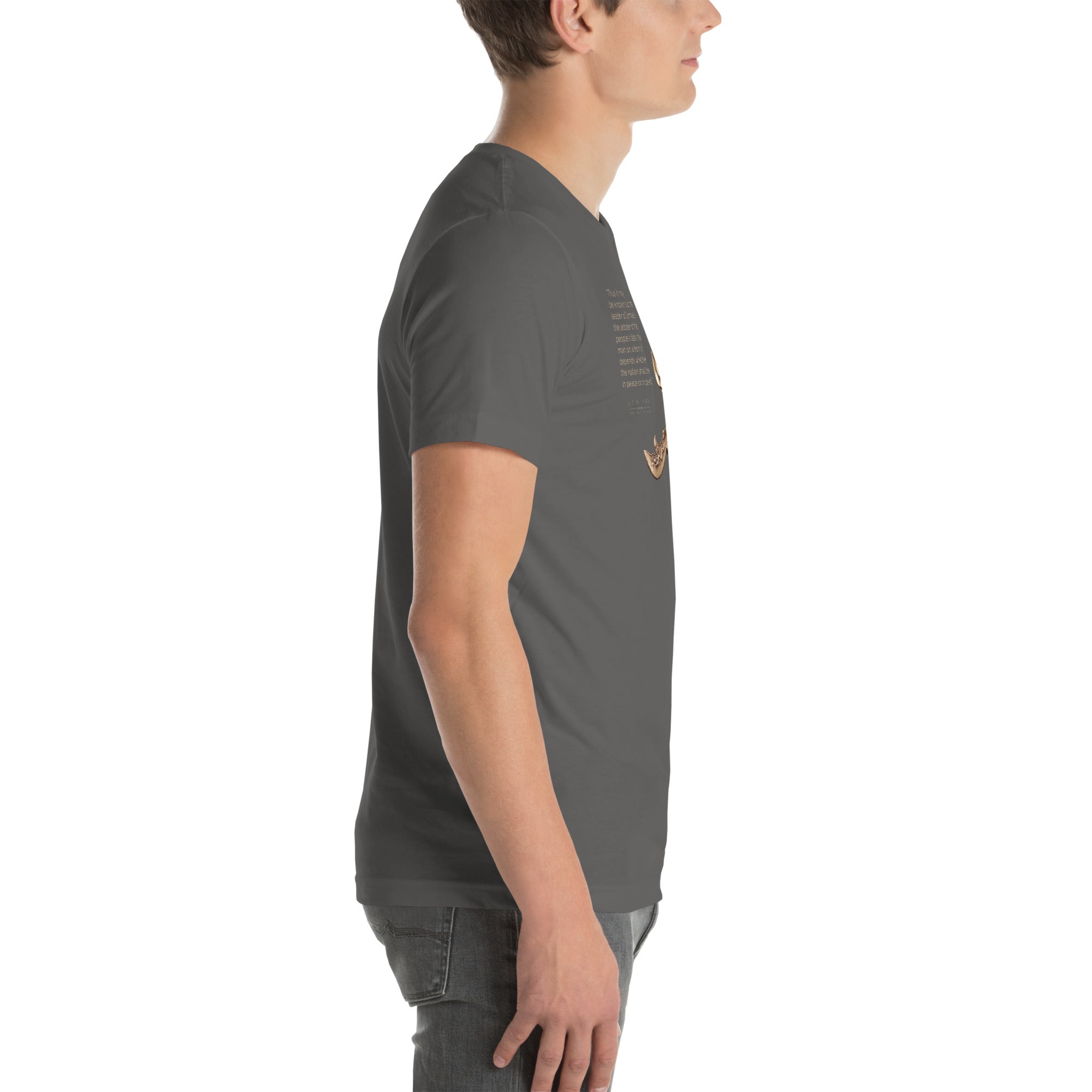 SUN TZU: THE ART OF WAR - “Thus It May Be Known That The Leader Of Armies Is The Arbiter Of The People’s Fate, The Man On Whom It Depends Whether The Nation Shall Be In Peace Or In Peril.” Unisex T-Shirt