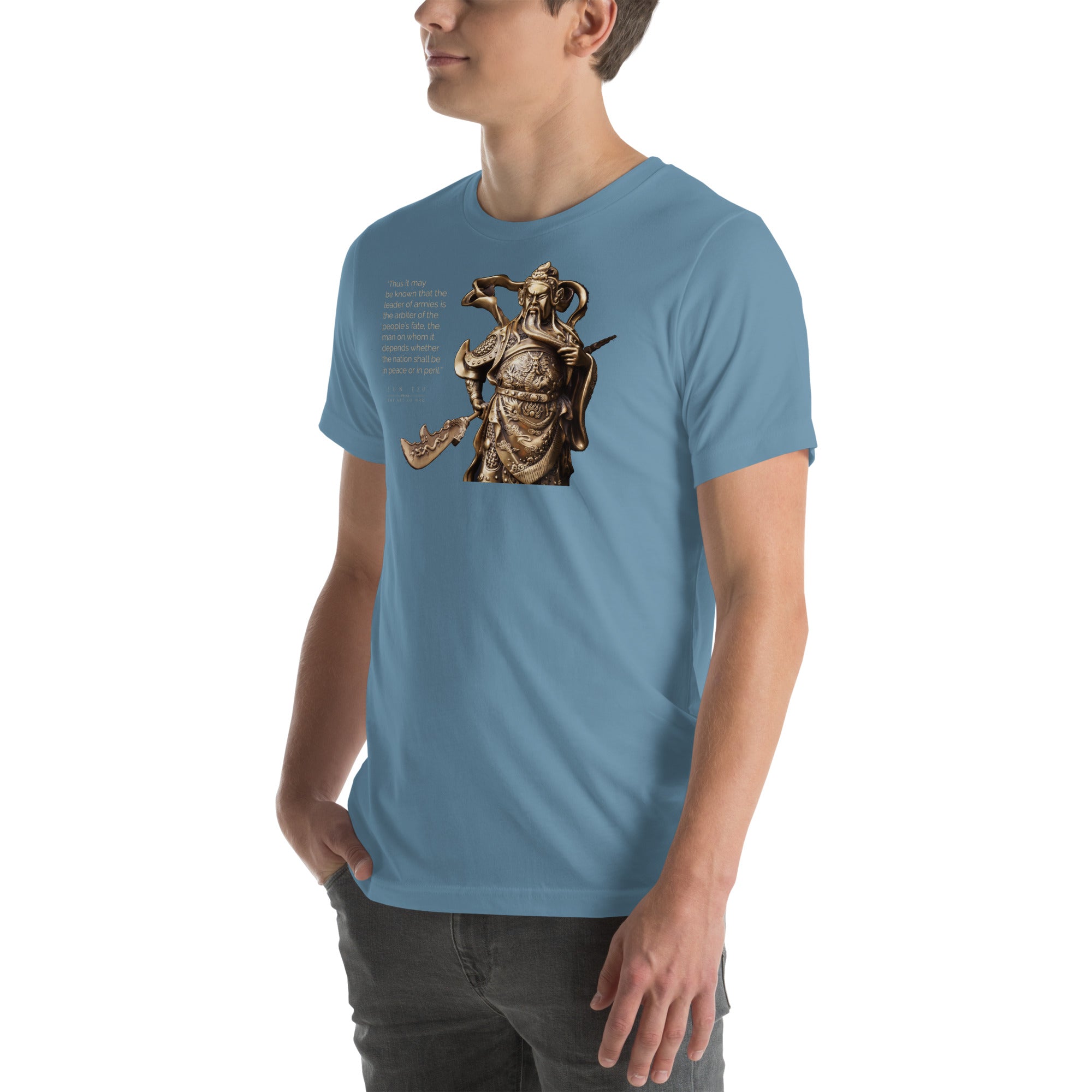 SUN TZU: THE ART OF WAR - “Thus It May Be Known That The Leader Of Armies Is The Arbiter Of The People’s Fate, The Man On Whom It Depends Whether The Nation Shall Be In Peace Or In Peril.” Unisex T-Shirt