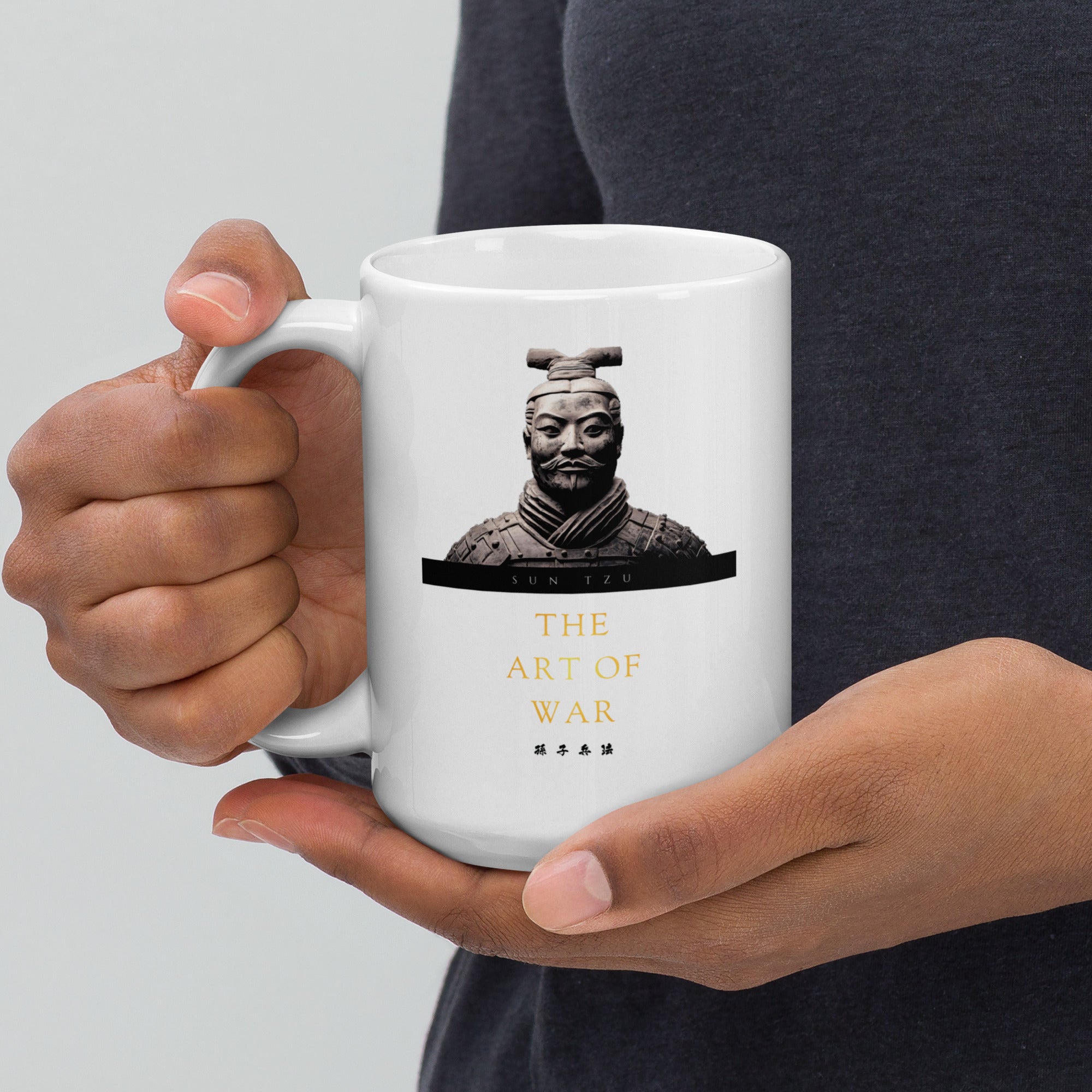 Sun Tzu The Art of War - Glossy Mug (White)