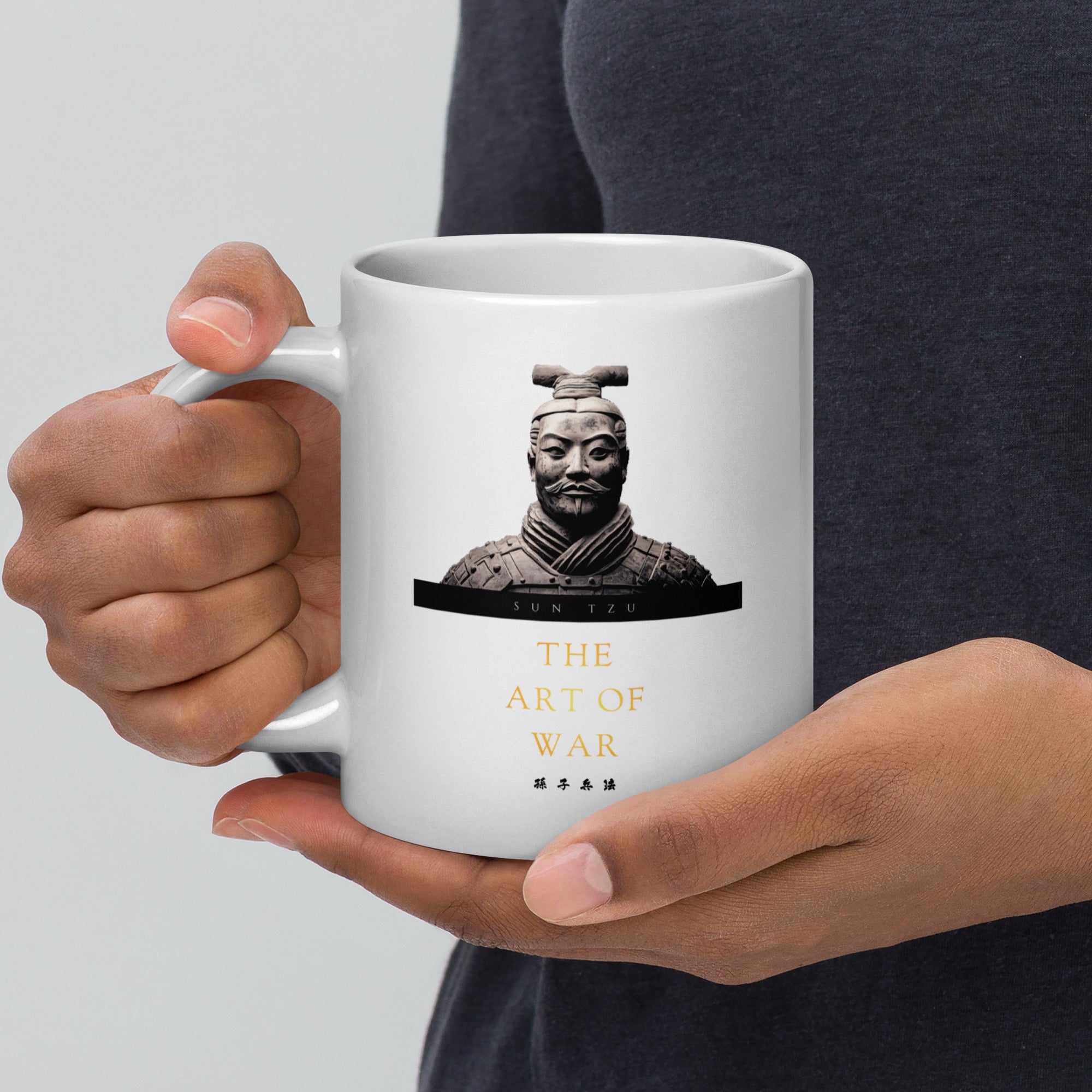 Sun Tzu The Art of War - Glossy Mug (White)